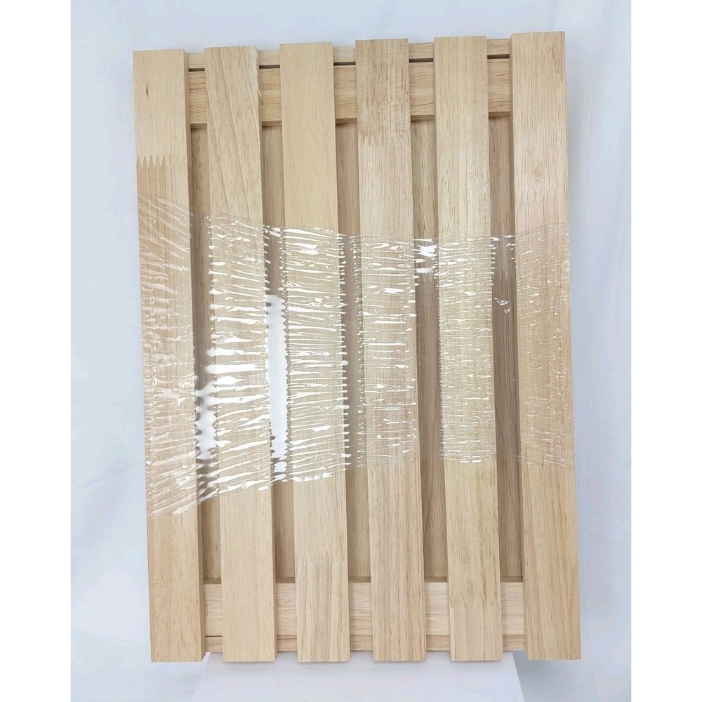 Bread Cutting Board Removable Crumb Catcher Wooden NEW 8.25"x11.75"